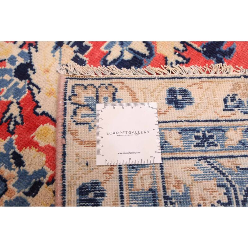 ECARPETGALLERY Hand-knotted Kayseri Vintage Red Wool Rug - 7'1 x 10'8