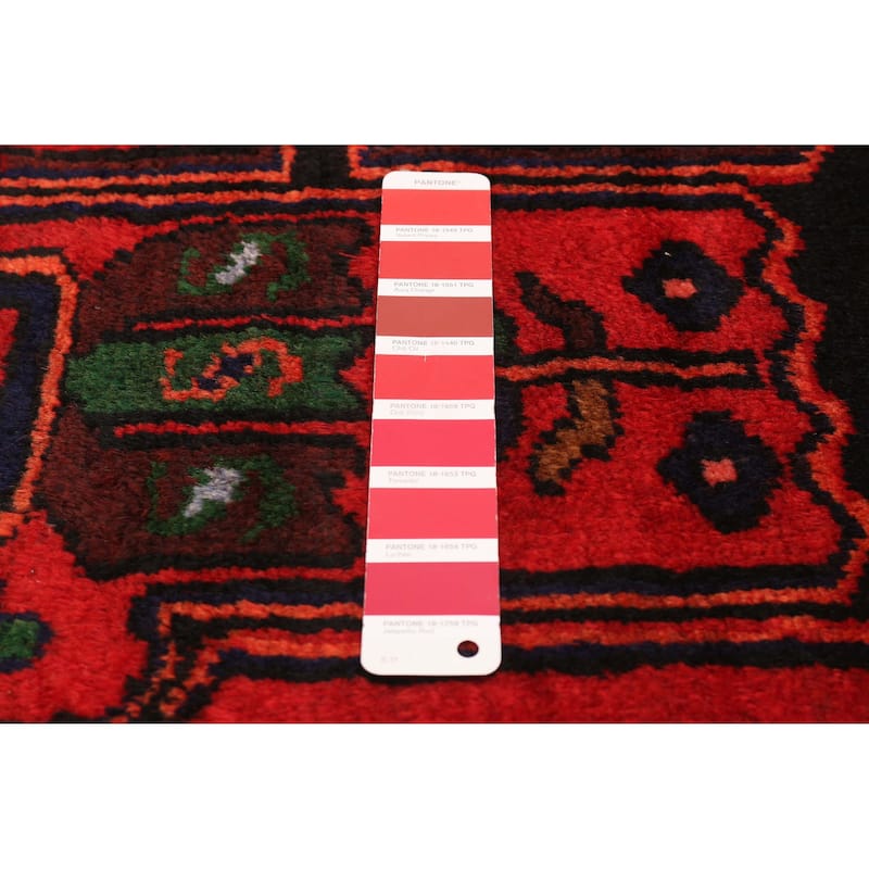 ECARPETGALLERY Hand-knotted Konya Anatolian Red Wool Rug - 3'8 x 6'4