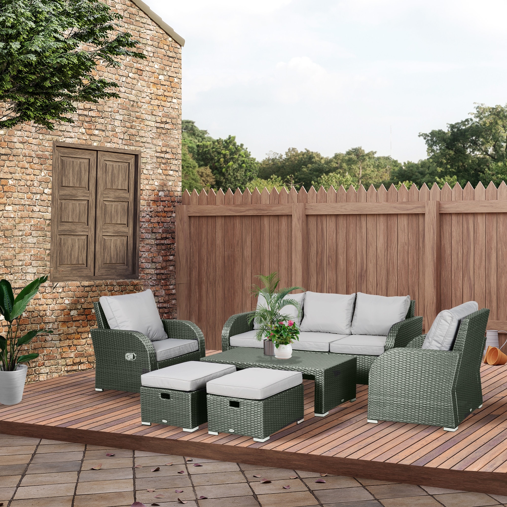 Outsunny garden sales sofa