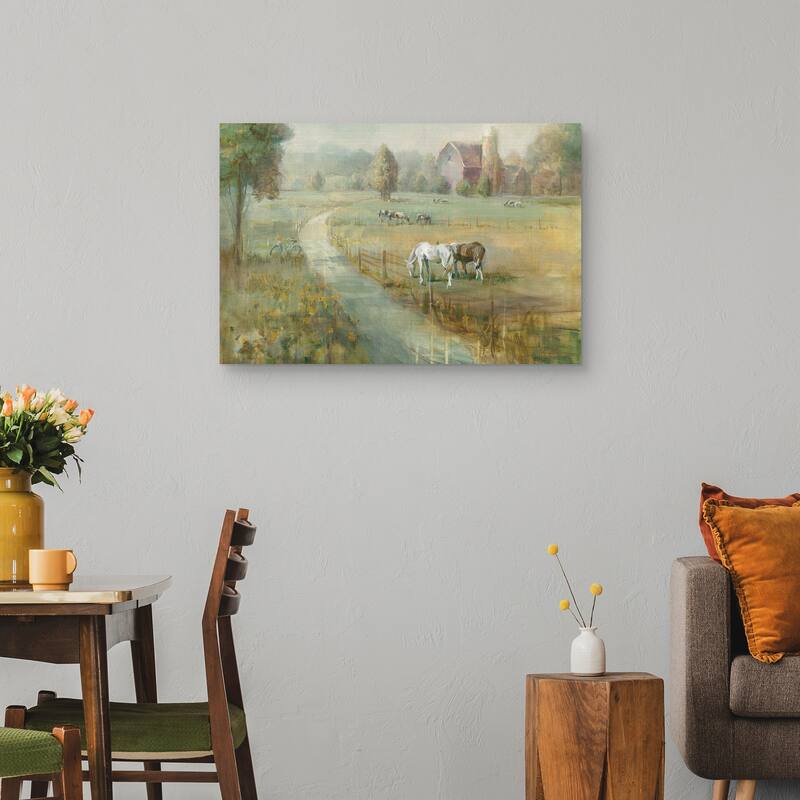 Tranquil Farm by Danhui Nai Canvas Art Print