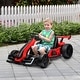 preview thumbnail 7 of 6, Battery Powered Go Kart with Dual Motors, Adjustable Seat, and Slow Start