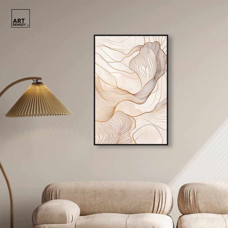 Contoured Reverie II Canvas by Art Remedy