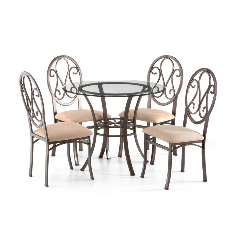 SEI Furniture Lucianna 5-Piece Dining Set