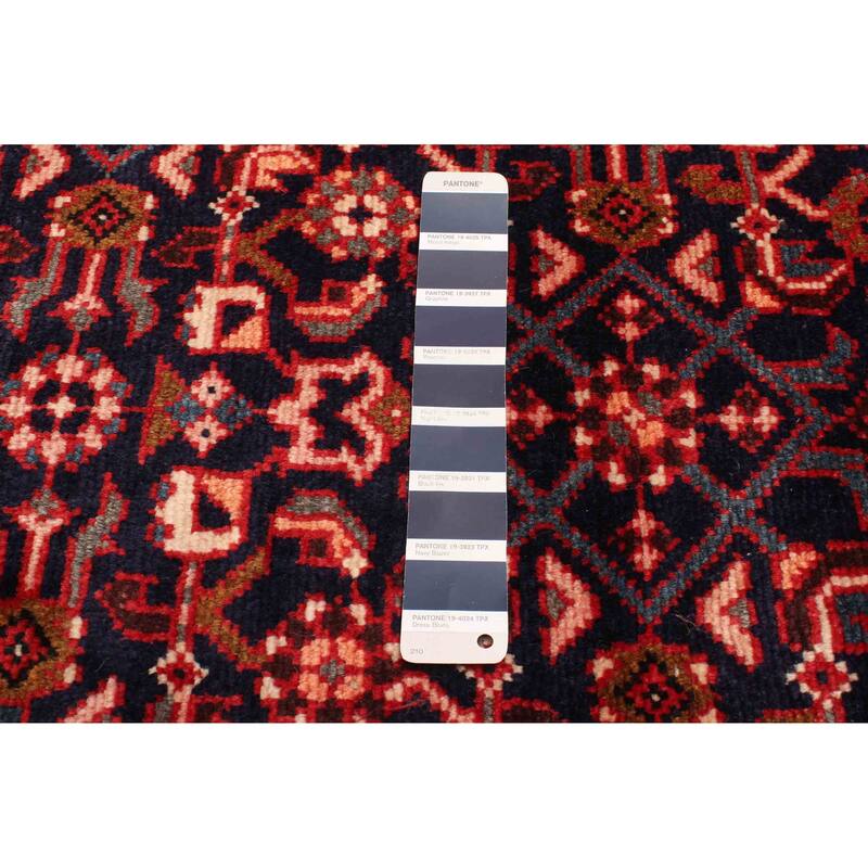 ECARPETGALLERY Hand-knotted Andelz Dark Navy Wool Rug - 3'9 x 10'5