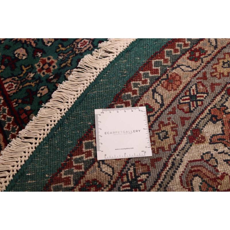 ECARPETGALLERY Hand-knotted Finest Agra Jaipur Dark Green Wool Rug - 8'2 x 8'0