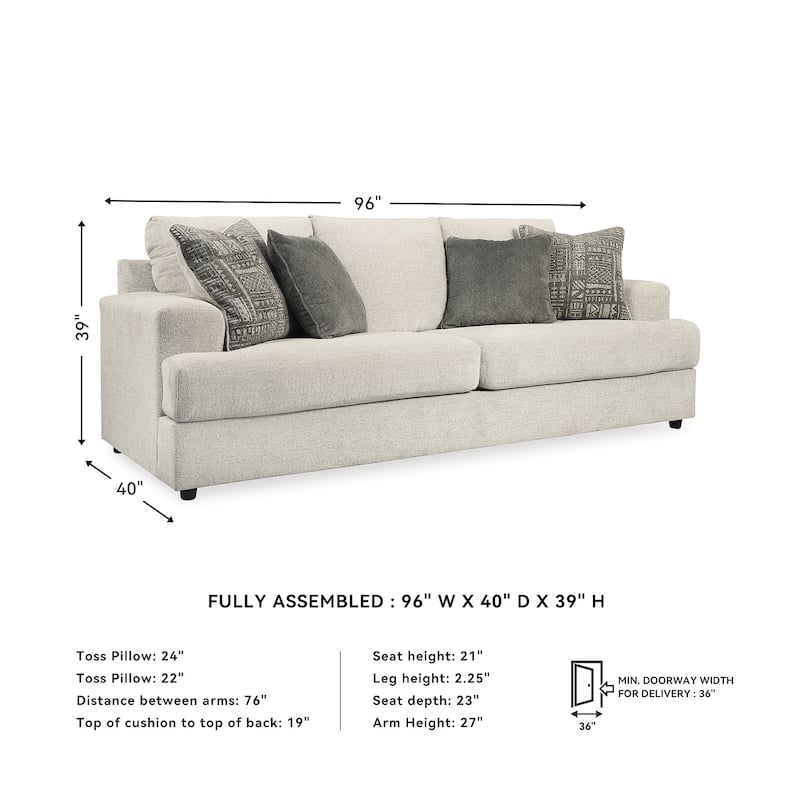 Soletren Sofa - Stone