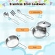 preview thumbnail 9 of 8, Costway Kids Kitchen Playset Pretend Play Kitchen Toy with Realistic - See Details