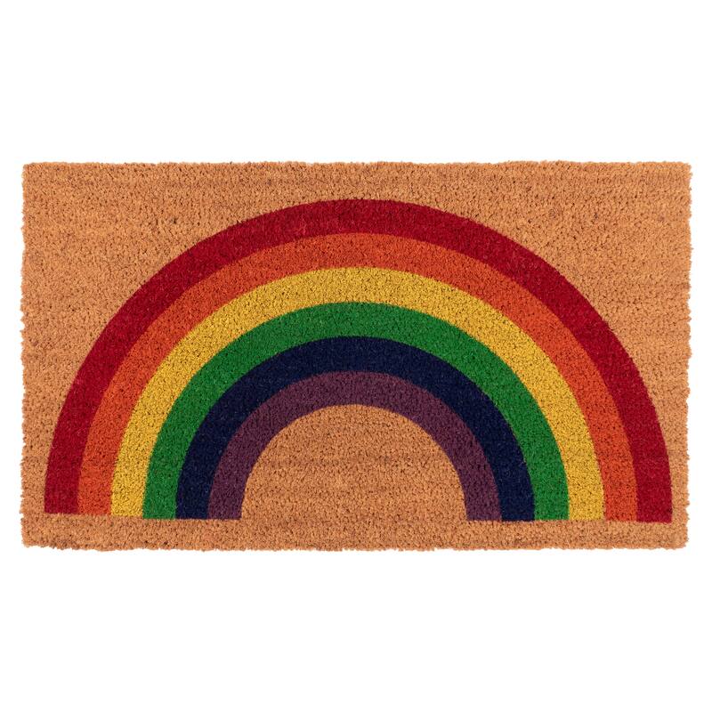 Coir Outdoor Doormat, Brown