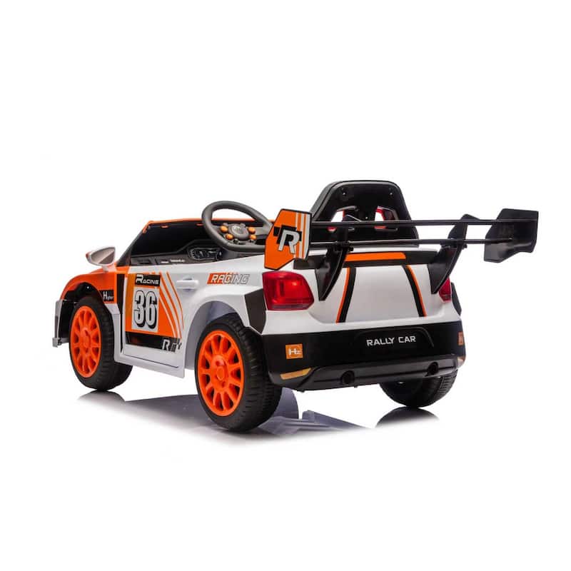 Children's Electric Vehicle Toddler Electric Car with Remote Control, Ride-On Car with Bluetooth Music & LED Lights