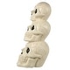 preview thumbnail 4 of 4, Stacked Skulls with LED Eyes and Sound 275in Scary Halloween Decor