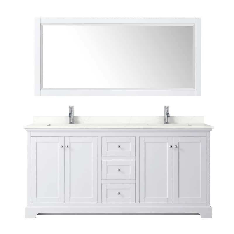 Wyndham Collection WCV232372D-QTZ-UNSM70 Avery 72" Free Standing