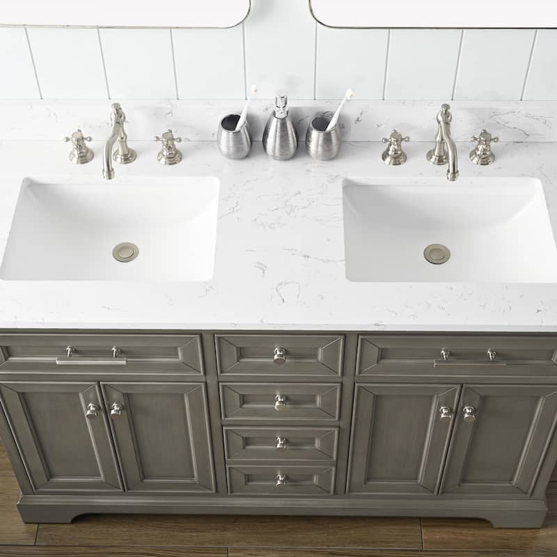 Sudio Design Thompson 54" Double Bathroom Vanity
