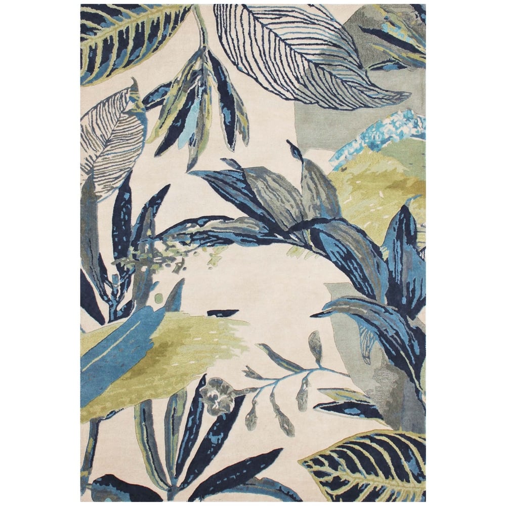 Domani Classics Hand-Tufted Wool Tropical Chic Area Rug
