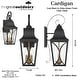 preview thumbnail 8 of 7, The Great Outdoors 73352 Cardigan 2 Light 21" Tall Outdoor Wall Sconce