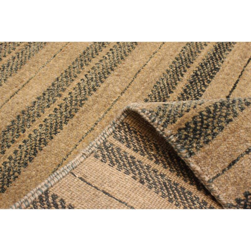 ECARPETGALLERY Hand-knotted Peshawar Ziegler Khaki Wool Rug - 4'2 x 6'3