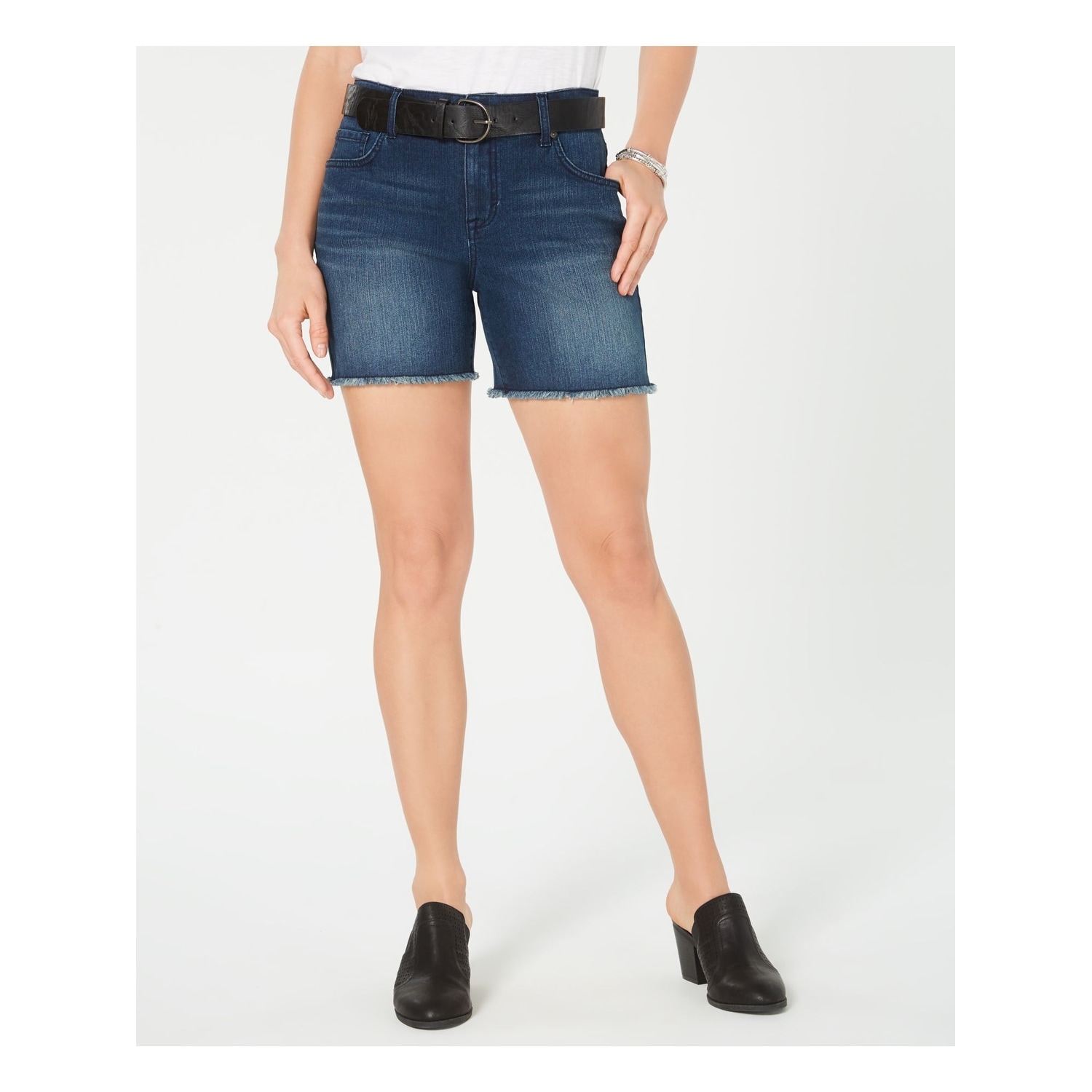 Shop Style Company Womens Blue Shorts Size 16 Overstock 31731306