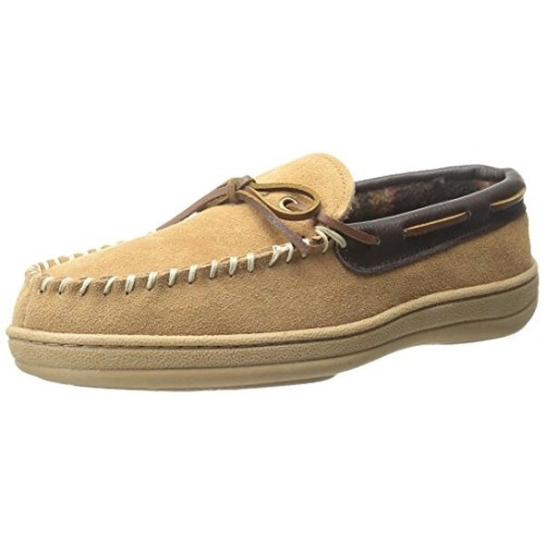 Florsheim Mens Loafer Slippers Suede Fleece Lined