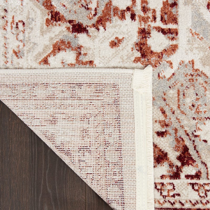 Nourison Geneva Traditional Bordered Area Rug.