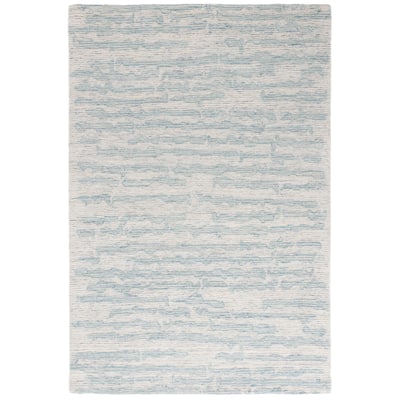 SAFAVIEH Handmade Ebony Anastasiya Modern & Contemporary Wool Rug