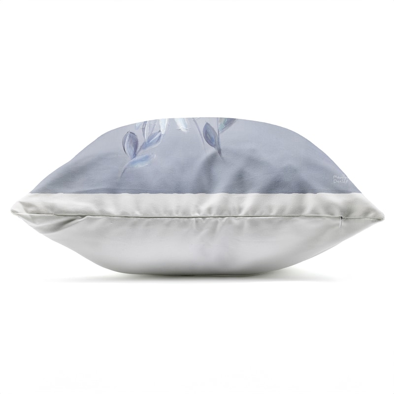 Stupell Blue Toned Floral Bunch Printed Outdoor Throw Pillow Design by Marilyn Dunlap