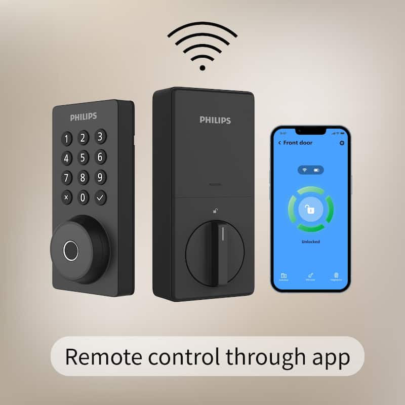 Philips Wi-Fi Fingerprint Keypad Smart Deadbolt