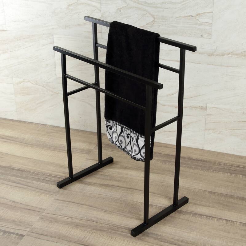 Kingston Brass Edenscape Freestanding 2-Tier Towel Rack