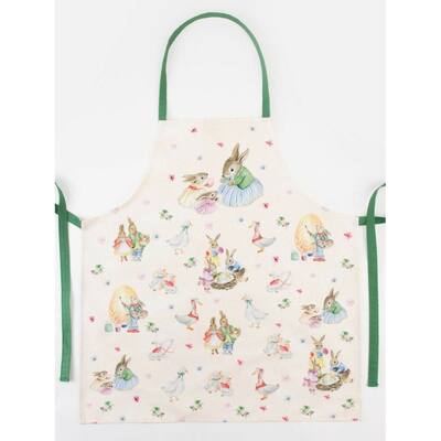 Easter Bunny Apron Natural Cotton