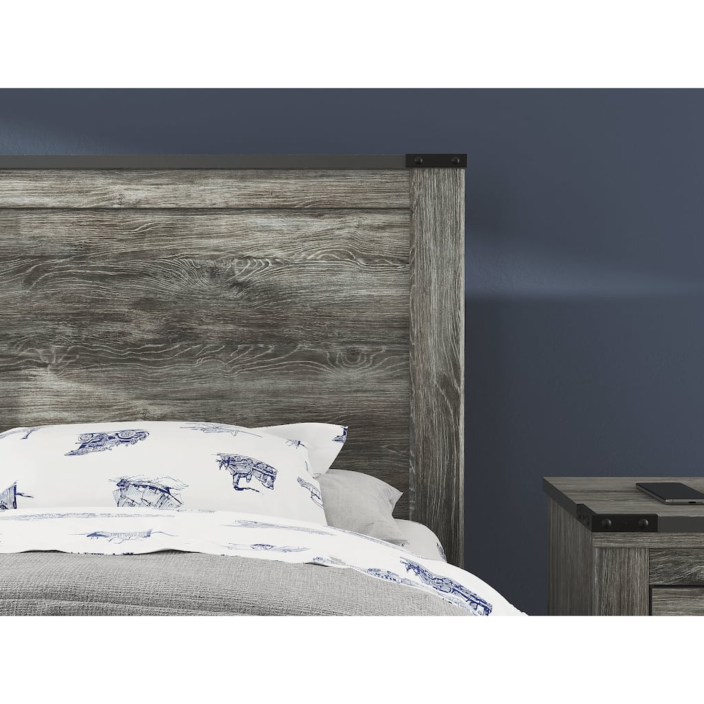 Signature Design by Ashley Frandern Gray Panel Headboard