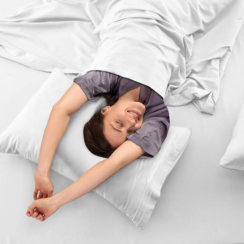 6 Piece Bed Sheet Set Deep Pocket Ultra Soft Microfiber Bedding Sheets