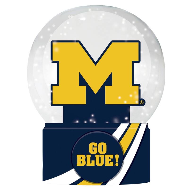 University of Michigan 5 in. Glass Tabletop Snow Globe