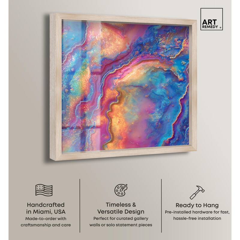Glittering Spectrum II Shadowbox by Art Remedy