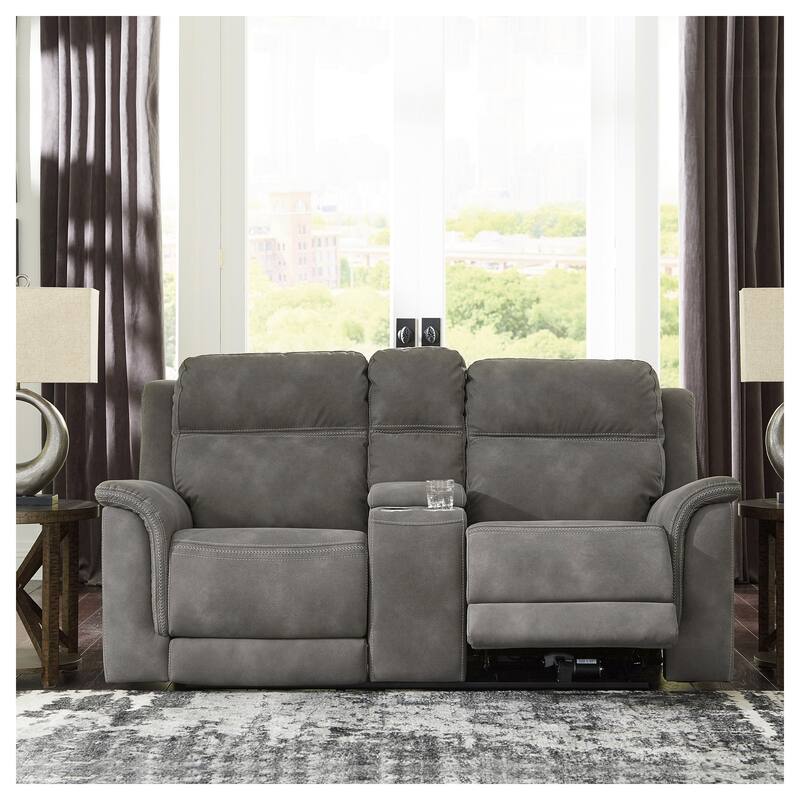 Signature Design by Ashley Next-Gen DuraPella Power Reclining Loveseat with Console