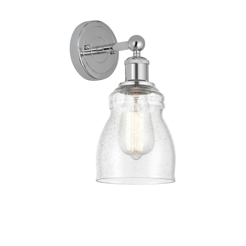Innovations Lighting 616-1W-12-5 Ellery Sconce Ellery 12" Tall Wall - Polished Chrome / Seedy