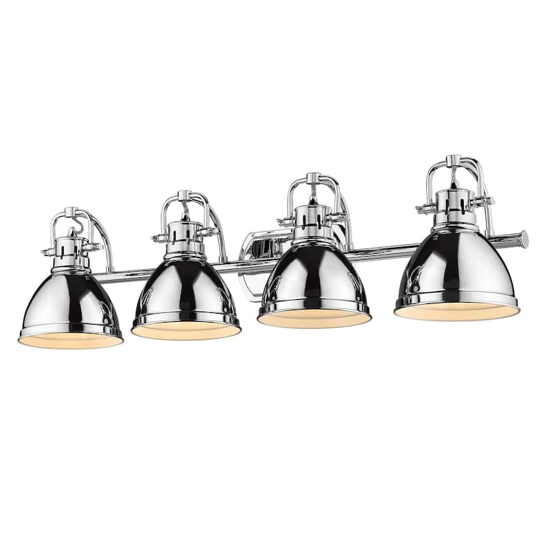 Yep by Golden Lighting Duncan 4-light Vanity in Chrome