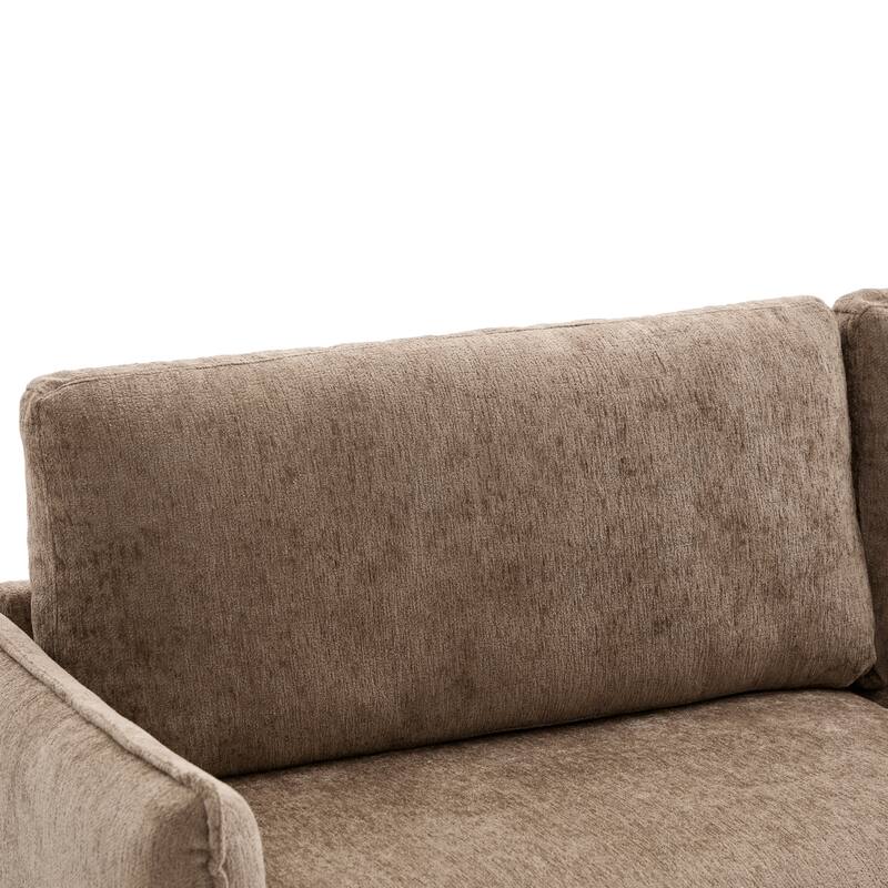 Modern Style Loveseat Sofa 75.75" Sofa Couch 2-seater Sofa with Spacious Seating Area for Living Room