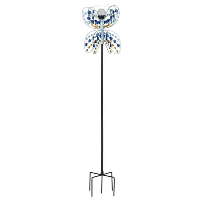 Solar Wind Spinner Stake - Butterfly