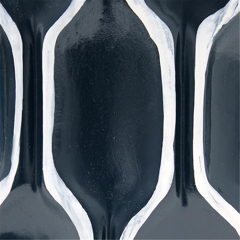 22 in. Blue Finish Table Lamp with White Shade, Sturdy Table Lamp for Living Rooms and Bedrooms