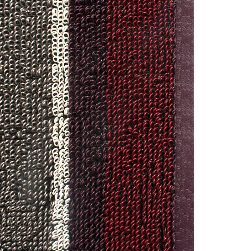 RITZ Indoor/Outdoor Striped Tufted Mat - N/A