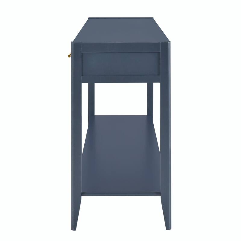 High-Quality Entryway Console Table with Vertical Stripe Drawers