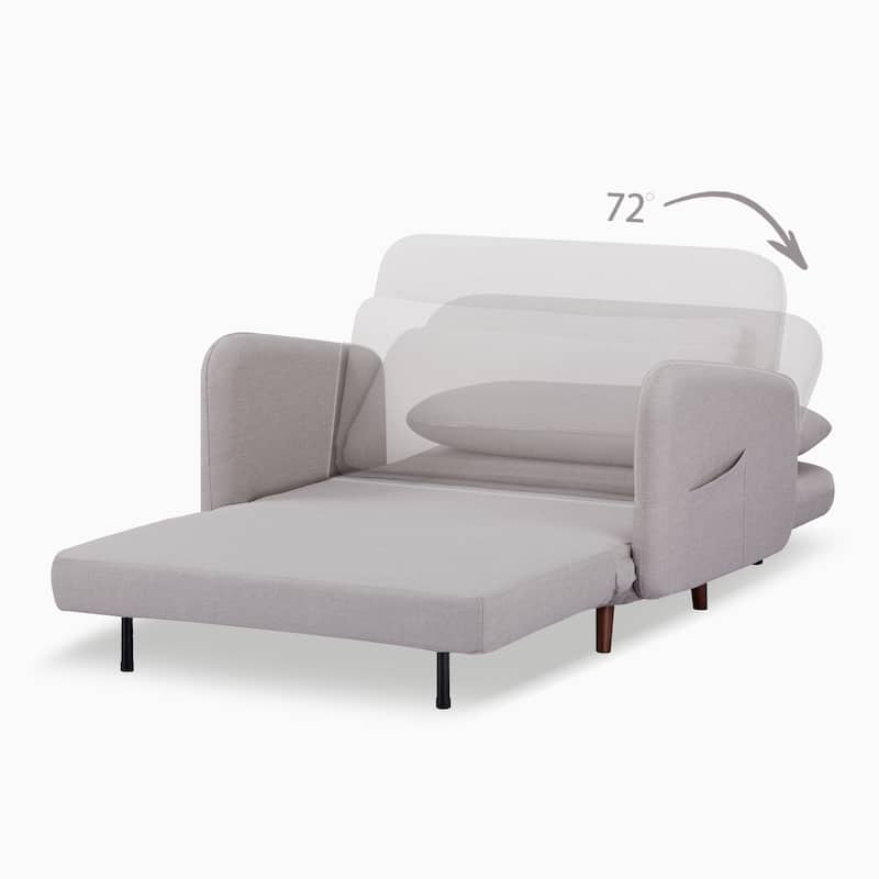 Artdeco Home - Boston & Cypress Convertible Futon Chair