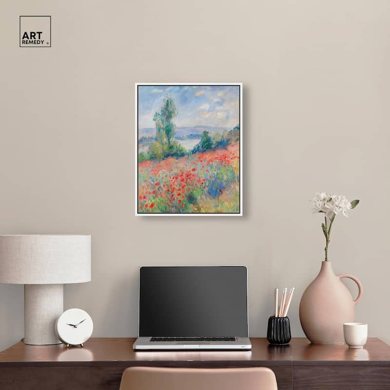 Blanket of Poppies I Canvas by Art Remedy