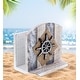 preview thumbnail 5 of 5, CoTa Global Silver Sea Nautical Wooden Napkin Holder - Handmade - 4.8″Lx4.5″Wx3.1″H