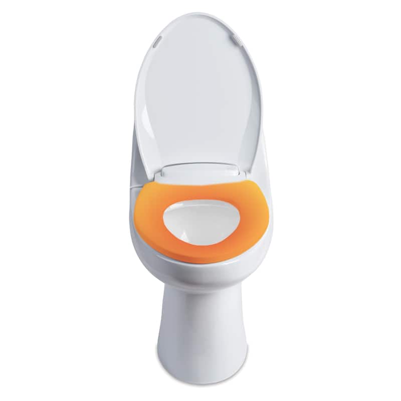 Brondell LumaWarm Heated Round White Nightlight Toilet Seat