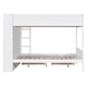 preview thumbnail 11 of 14, Maximized Storage Space Wood Bunk Bed With 2 Drawers and Multi-layer Cabinet, Health and Comfort, White