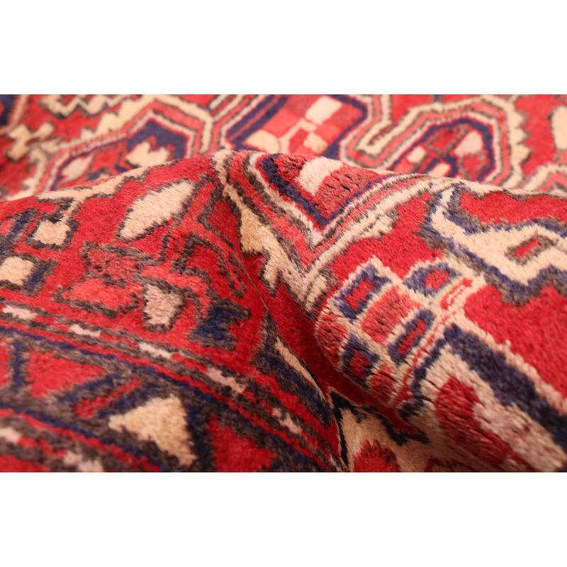 ECARPETGALLERY Hand-knotted Sarabi Red Wool Rug - 3'1 x 10'2