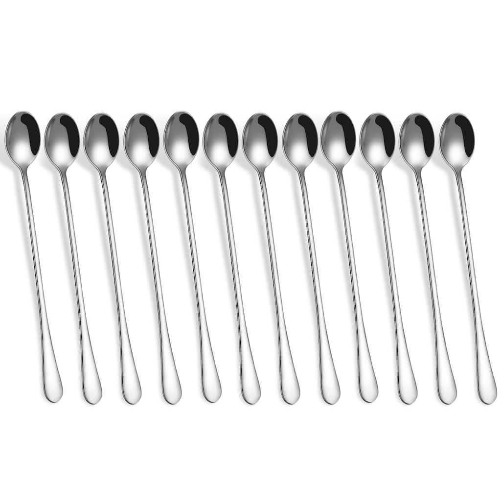 12pcs Iced Tea Spoons With Long Handles, 9 Inches