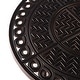 preview thumbnail 21 of 29, Round 34 in. x 34 in. Aluminum Propane Fire Pit Table with Glass Beads, Two Covers, Lid, 37,000 BTUs