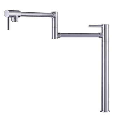 WOWOW Deck Mount Pot Filler Folding Faucet