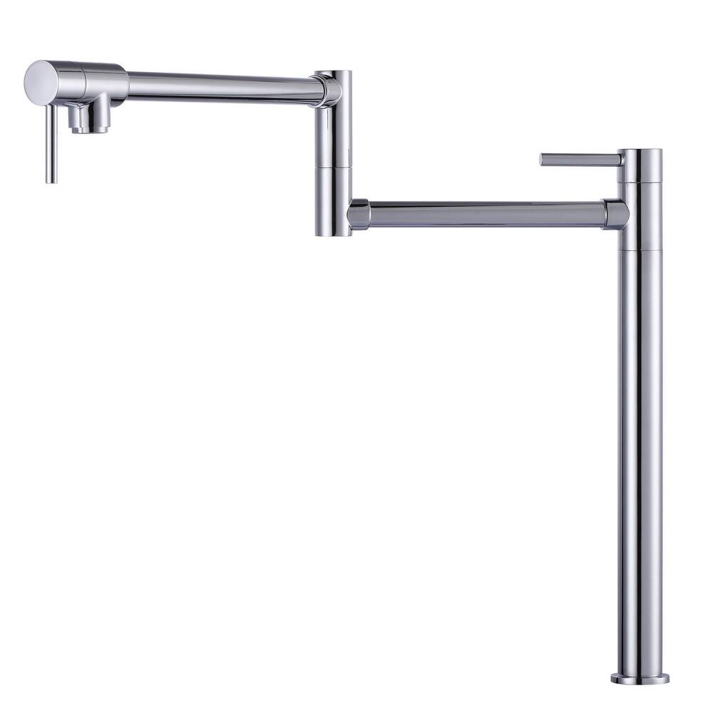 WOWOW Deck Mount Pot Filler Folding Faucet