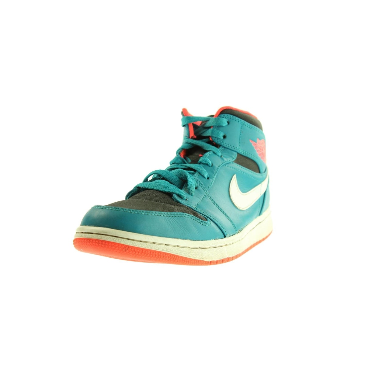 teal nike high tops